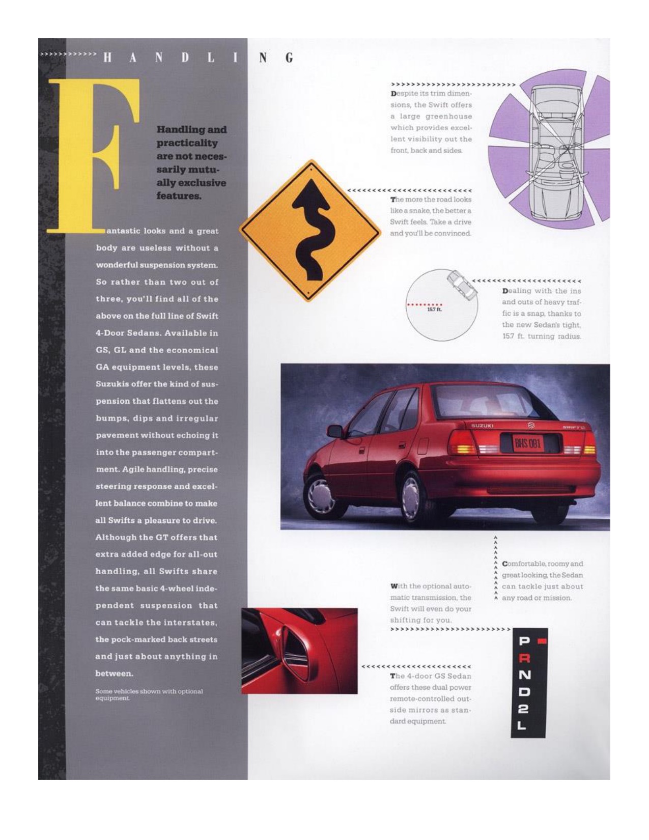 1989 Suzuki Swift Brochure Page 12